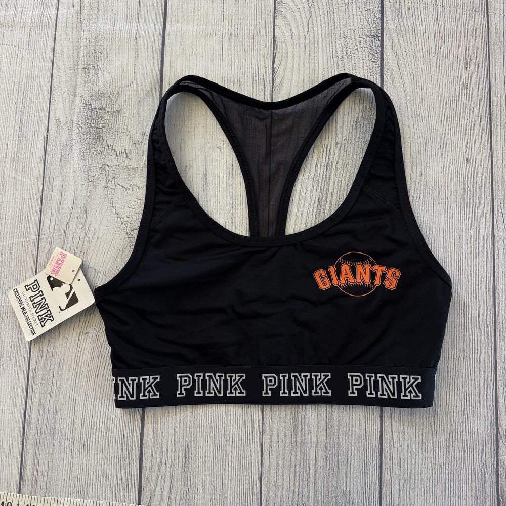 Victoria's Secret Pink San Francisco Giants MLB Bralette Size Medium NWOT SF